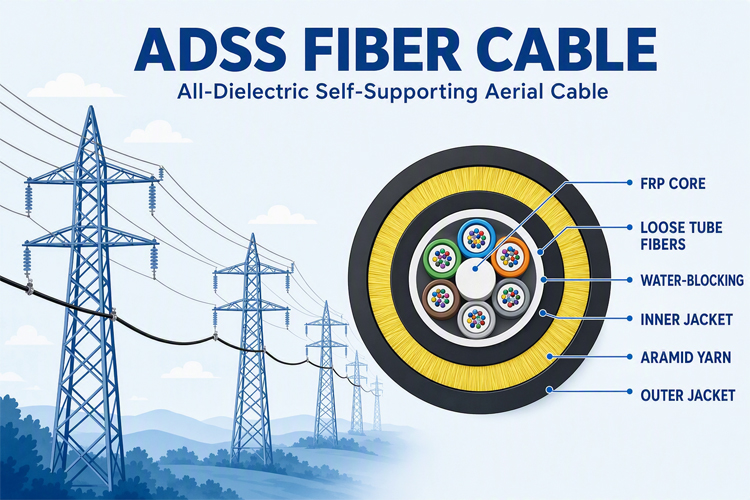 ADSS Fiber Cable: All-Dielectric Self-Supporting Aerial Cable Guide