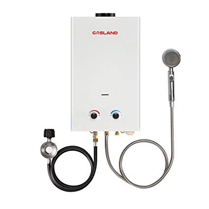 Gasland 2.64GPM 10L Outdoor Portable Propane Gas Tankless Water Heater