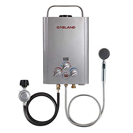 Gasland 1.58GPM 6L Outdoor Portable Propane Gas Tankless Water Heater