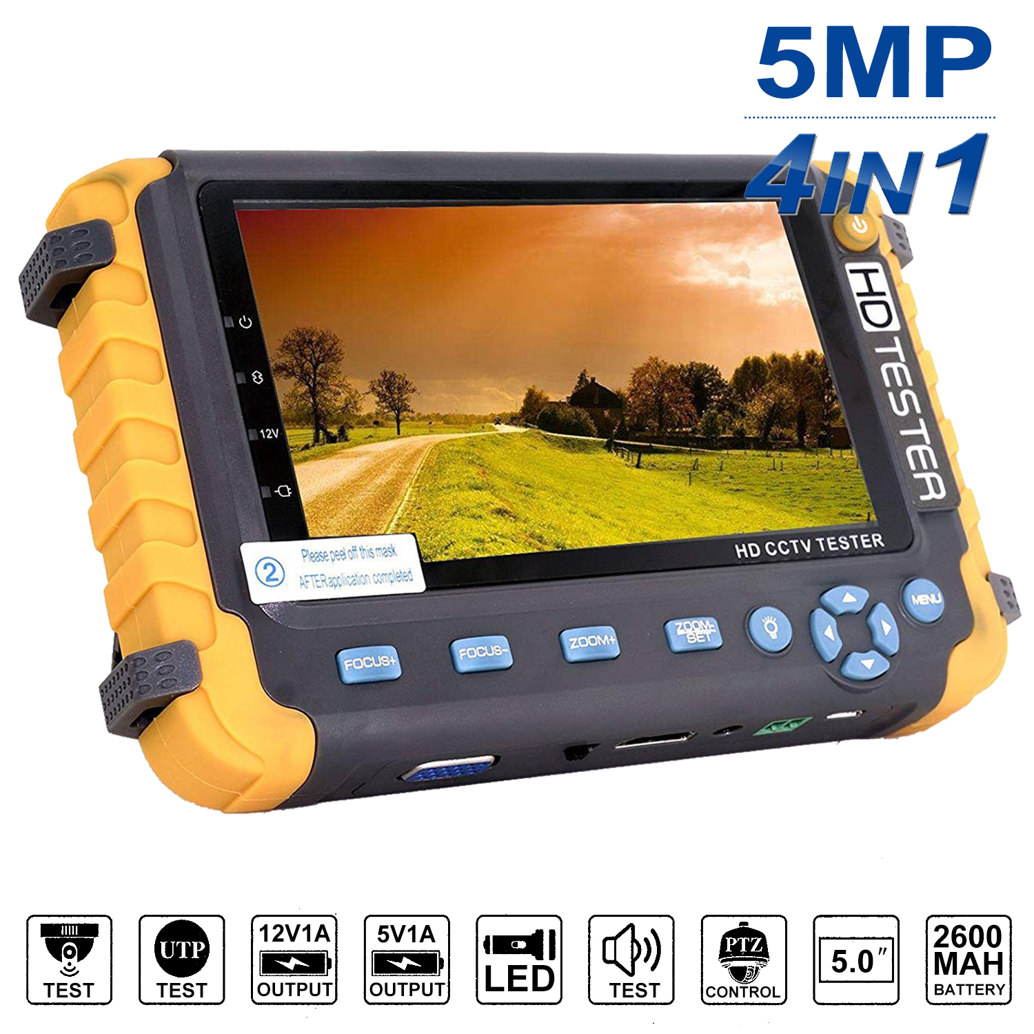 4.3 Inch Wrist CCTV Tester 4 in 1 1080P Portable Camera Tester,Tester Monitor&Tool