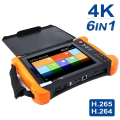 8 Inch All in One Retina Display IP Camera Tester Security CCTV Tester Monitor with SDI/TVI/AHD/CVI/Multimeter/TDR/OPM/VFL/POE/WIFI/4K H.265/HDMI In&