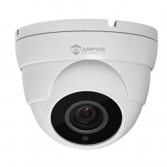 Anpviz 5MP Dome POE IP Camera 4X Zoom with Audio Home/Outdoor Weatherproof CCTV Security Night vision IR 30m P2P Onvif H.265