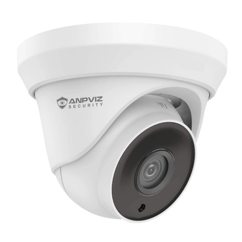 Anpviz 5MP POE IP Security Camera Outdoor Onvif H.265 Turret Dome CCTV Surveillance IR 30m P2P Plug&play with Hikvision NVR