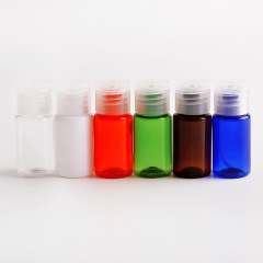 Flip Cap Bottle, Mini PET Cosmetic Container,Empty Liquid Soap Lotion Bottles,Shampoo Bottle