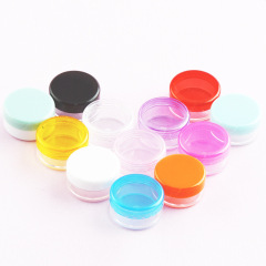 Mix Color Small Empty Cosmetic Refillable Bottles Plastic Eyeshadow Makeup Face Cream Jar Pot Container Bottle