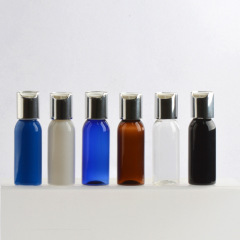 30ml Electrolytic Aluminum Spiral Cap Bottle,disc top cap empty PET plastic lotion bottles, trial installation beauty tools