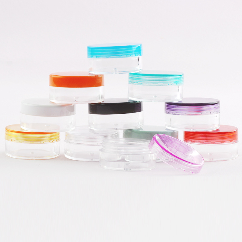 Cosmetic Empty Jar Pot Eyeshadow Lip Balm Face Cream Sample Container