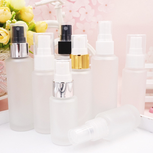 Glass Perfume Bottle Aluminum Atomizer Empty travel Cosmetic perfume Container