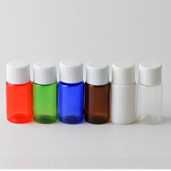 Screw Cap Bottle,Mini Plastic Cosmetic Container,Empty Liquid Soap Lotion PET Bottles,Essential Oil Bottle