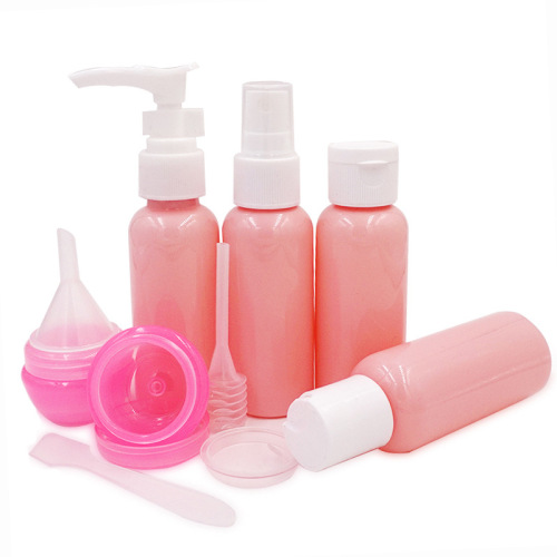 Refillable Travel Bottles Set Package Cosmetics Bottles Plastic Pressing Spray Bottle Makeup Tools Kit For Travel Vaporizer