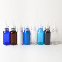 30ml plastic round Spun cover Cosmetics bottle