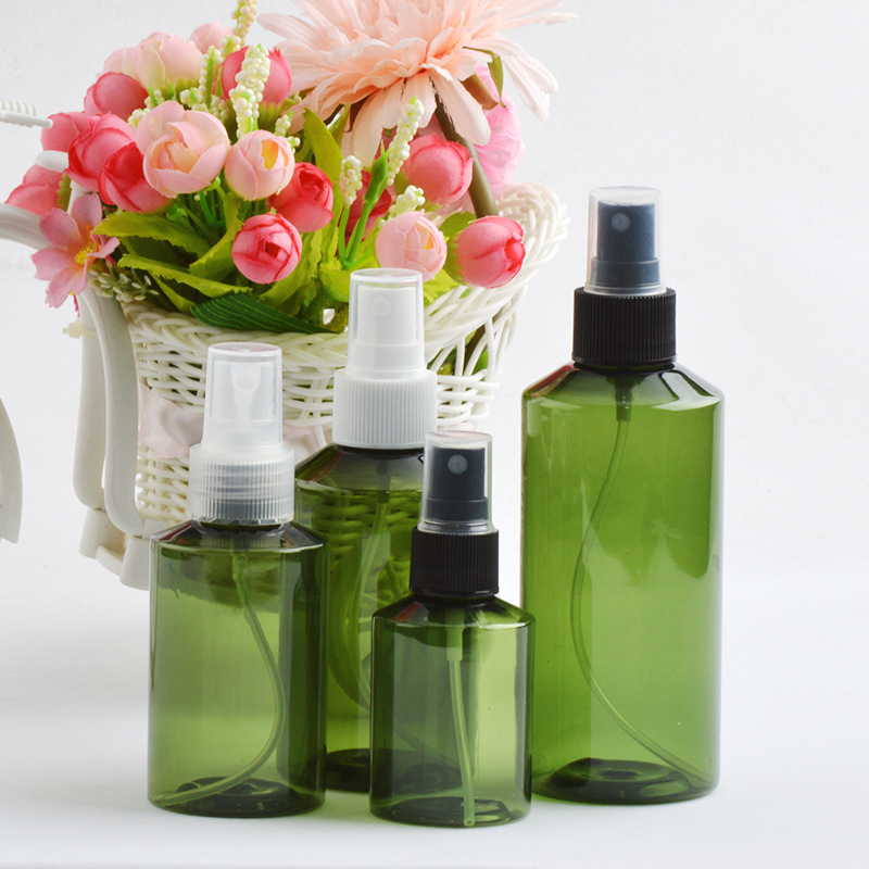 50/100/150/200ml sloping shoulder pet bottle Cosmetic spray bottle for personal care travel bottle