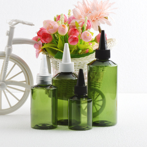 plastic bottle with nozzle mouth cap yorker cap Cosmetics bottle refillable bottle