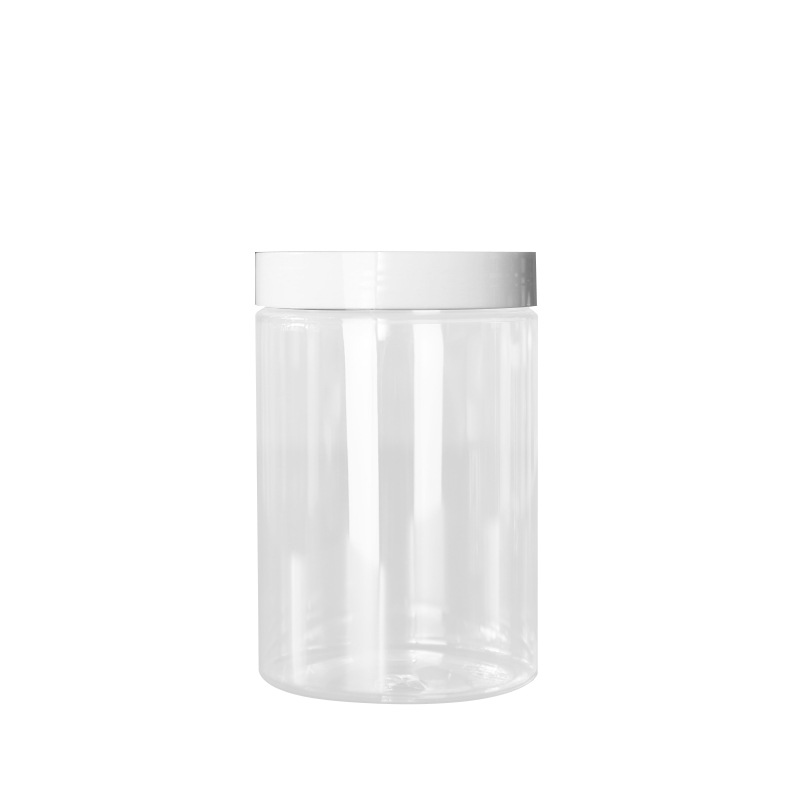 Clear Plastic Jar Lids Empty Cosmetic Containers Makeup Travel Cearm Bottle Jar