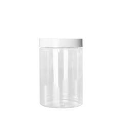 Clear Plastic Jar Lids Empty Cosmetic Containers Makeup Travel Cearm Bottle Jar