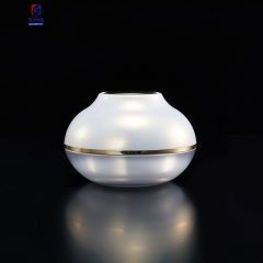 White Acrylic Bottle Like Bowl Acrylic 100ML Lotion Pump Bottle,Classic 30/50G Acrylic Cream Jar