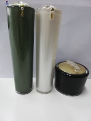 Acrylic Set Bottle 30/50/100ML Lotion Pump Bottle,Classic 30/50G Acrylic Cream Jar