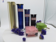 Acrylic Square Pearl Vase Acrylic 100ML Lotion Pump ,Bottle, 15/30/50G Acrylic Cream Jar