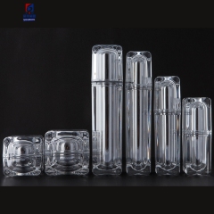 Crystal Acrylic Set Bottle 15/30/50/100ML Lotion Pump Bottle,Classic 30/50G Acrylic Cream Jar