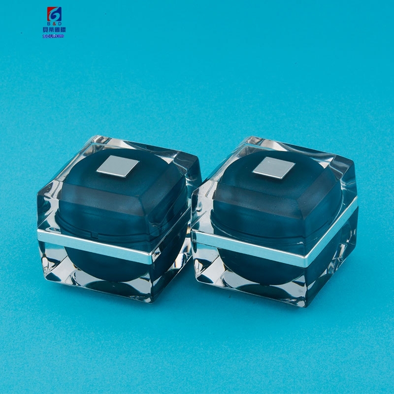 10G High-grade Square Acrylic Cream Jar