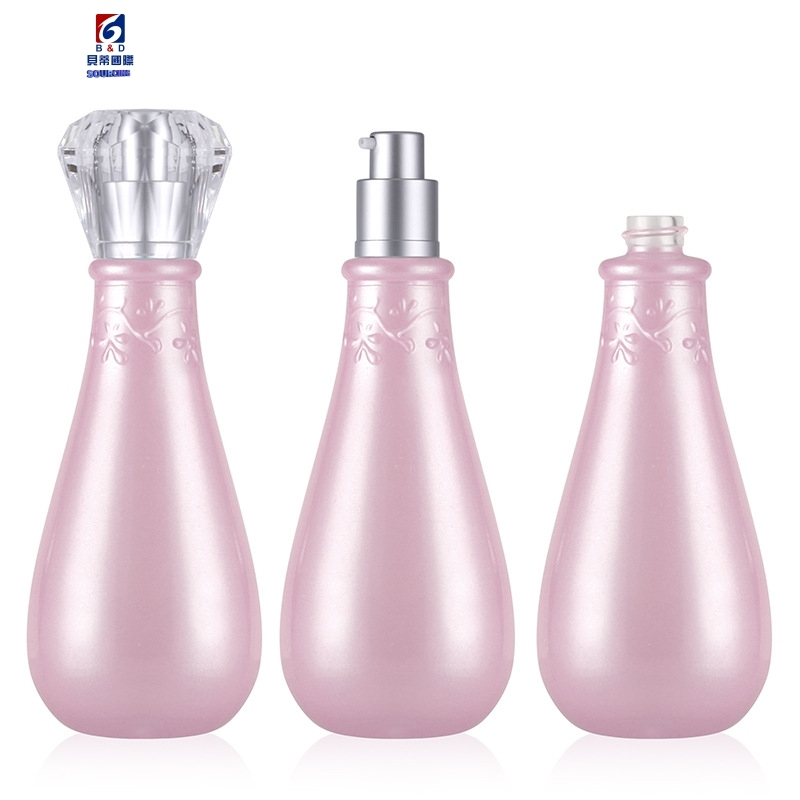 120ml Acrylic Lotion Bottle Diamond Lid