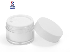 20/30/50G White Acrylic Cream Jar