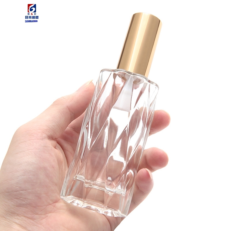 60ml Glass Spiral-mouth Perfume Bottle