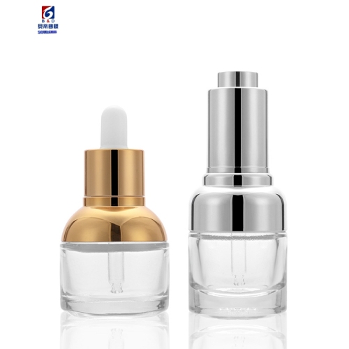 30ml Glue Head Dropper Glass Oil Bottle