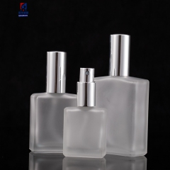 30/50/100ML Frosted Square Glass Perfume Spary Bottle