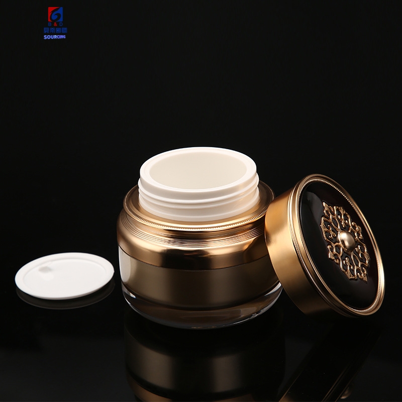 High-grade Acrylic Set Bottle 120ml Lotion Pump Bottle, 30/50G Acrylic Cream Jar