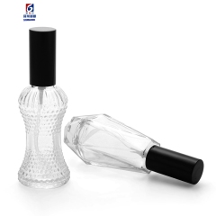 50/60ml Glass Spiral Perfume Spray Botttle