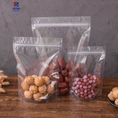 Transparent self-sealing bag small dry goods flower tea sealed packaging bag moisture-proof plastic seal food bag