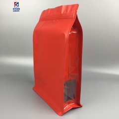 Color eight side seal dog food aluminum foil bag tea free-standing food packaging bag