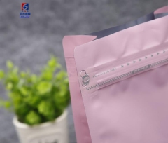 Food bag coffee bean air valve packaging bag eight side seal food packaging bag