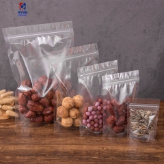 Transparent self-sealing bag small dry goods flower tea sealed packaging bag moisture-proof plastic seal food bag