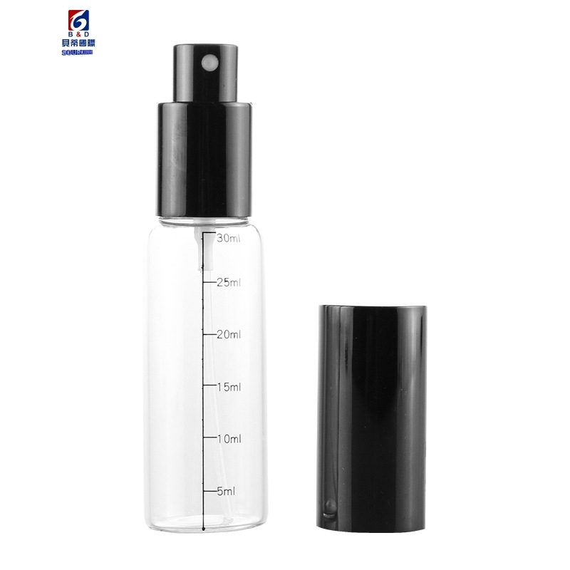 30ml Clear Glass Graduated Spary Bottle