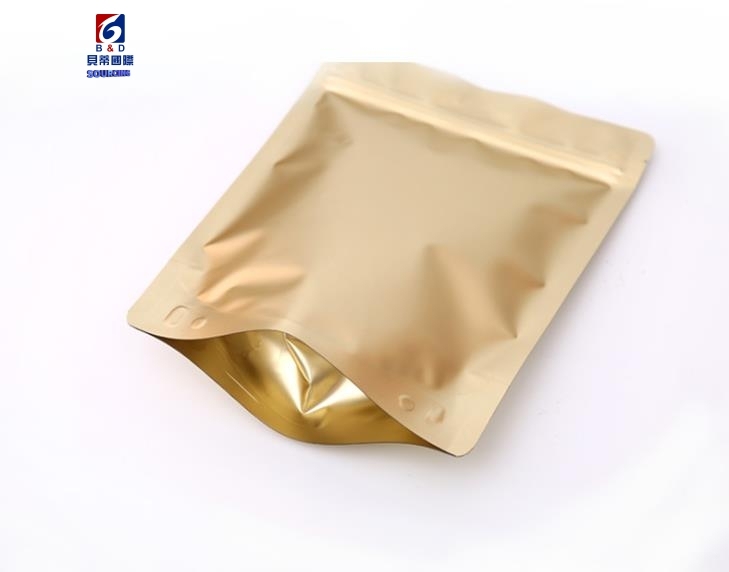 High-grade valve bag thickening frosted food self-reliance zipper bag tea snacks sealed plastic bags