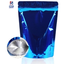 Colored aluminum foil bag black self-sealing bag aluminum foil free-standing bag wolfberry food packaging bag sealed tea bag