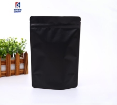 High-grade valve bag thickening frosted food self-reliance zipper bag tea snacks sealed plastic bags