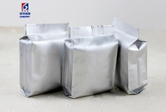 7 * 14 + 3 Tea aluminum foil packaging bag can stand in the seal of pure aluminum foil organ bag