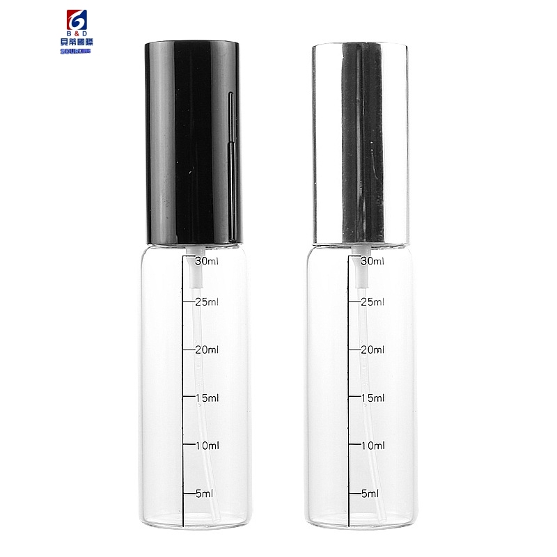 30ml Clear Glass Graduated Spary Bottle