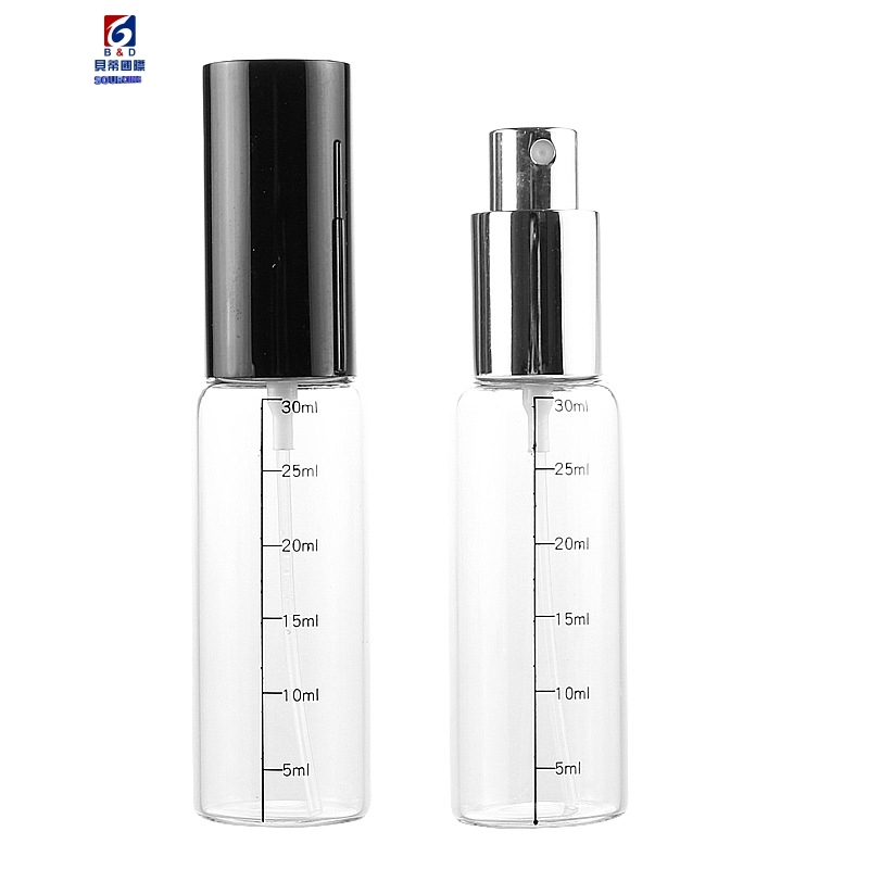 30ml Clear Glass Graduated Spary Bottle