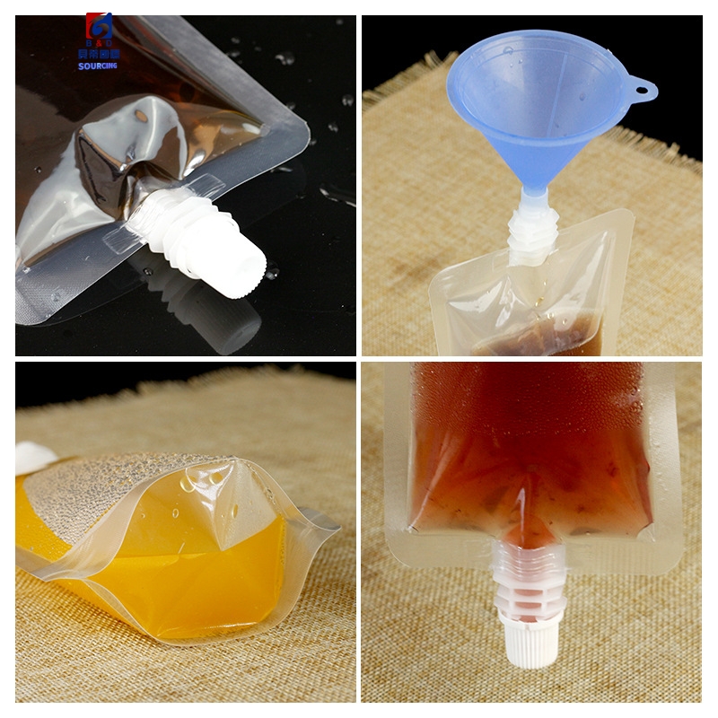 Transparent Self-supporting Suction Bag