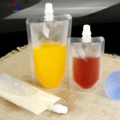 Transparent Self-supporting Suction Bag