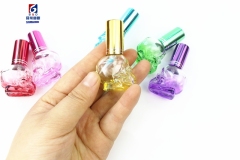 8ML Colored Glass Spary Bottle Skull