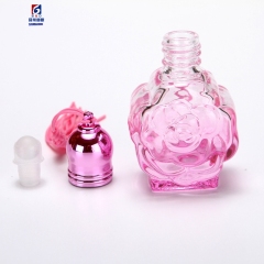 10ML Rose Glass Walking Bead Bottle