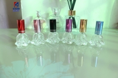 6ML Rose Clear Glass Perfume Spary Bottle