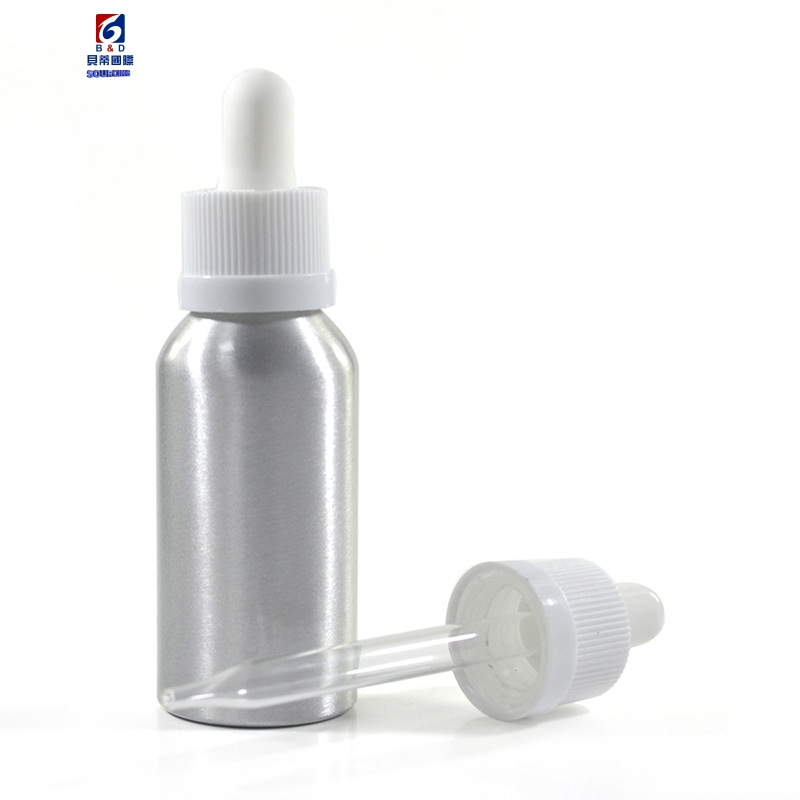 30/50ML Aluminum Bottle Of Essential Oil Dropper