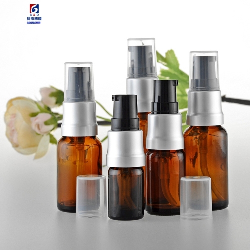 5/10/15/20/30/50/100ML Brown Glass Lotion Bottle