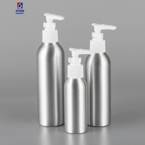 40-250ML Emulsion Socket Pump Aluminum Bottle